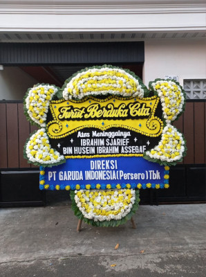Papan Bunga Duka di Sawan