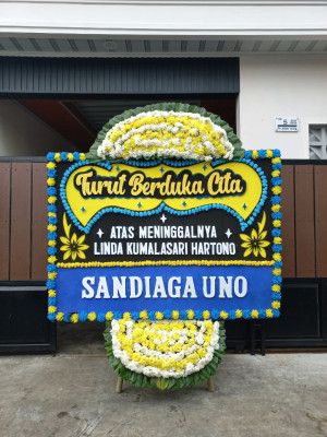 Papan Bunga Duka di Sawan