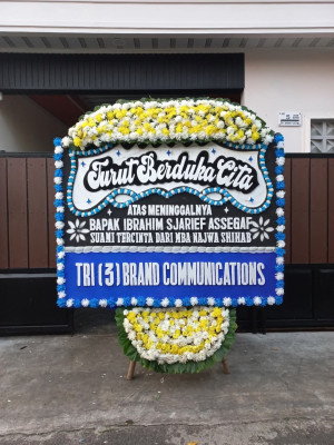 Papan Bunga Duka di Sawan